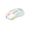 Mouse gamer Redragon Storm Elite Lunar M988W branco e RGB