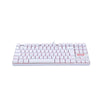Teclado gamer mecânico Redragon K552 Kumara branco switch blue