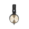 Headset dobrável HP DHH-1206 preto e dourado
