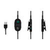Headset gamer Lenovo Legion H500 Pro grafite