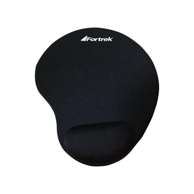 Mousepad ergonômico  com apoio para pulso em gel Fortrek preto