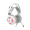 Headset gamer Redragon Minos Lunar H210W branco USB