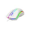 Mouse gamer Redragon Cobra Chroma Lunar White M711W RGB