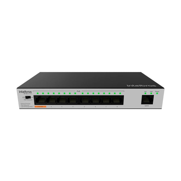 SWITCH INTELBRAS 8 PORTAS 10/100 SF 900 HI-POE