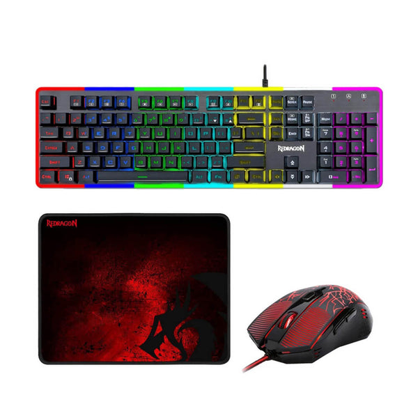 Kit gamer Regragon teclado, mouse e mouse pad S107