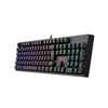 Teclado gamer óptico Redragon Surara Pro switch vermelho