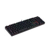 Teclado mecânico gamer Redragon Mitra switch marrom RGB