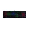 Teclado mecânico gamer Redragon Mitra switch marrom RGB