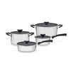Jogo de panelas Tramontina Solar Ceramic 4 peças aço inox