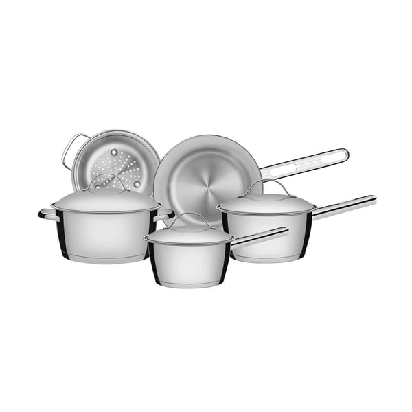 Jogo de panelas Tramontina Allegra 5 peças aço inox