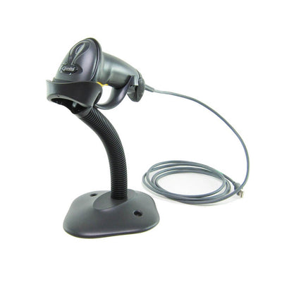 Leitor código de barras Zebra LS2208 USB com suporte