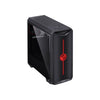 Gabinete Midtower Pcyes Nova preto Led 7 cores