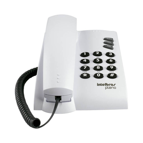 Telefone com chave Intelbras Pleno artico