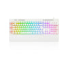 Teclado gamer de membrana Redragon Shiva K512W-RGB branco