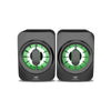 Caixa de som C3tech 2.0 Led SP-L50BK