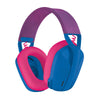 Headset Gamer Logitech G435 Sem Fio Bluetooth Azul e Rosa