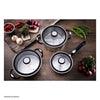 Jogo de panelas Tramontina Solar silicone 4 peças aço inox