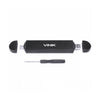 Gaveta externa para SSD Vinik M.2 USB A e USB C CSM2-USBAC