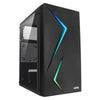 Gabinete Gamer Vinik Twin Edge Mid-Tower Preto Lateral Acrílico