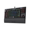 Teclado mecânico gamer Redragon switch vermelho Vishnu K596RGB