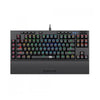 Teclado mecânico gamer Redragon switch vermelho Vishnu K596RGB
