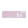 TECLADO MECANICO GAMER REDRAGON MITRA  BRANCO SWITCH AZUL -  K551