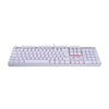 TECLADO MECANICO GAMER REDRAGON MITRA  BRANCO SWITCH AZUL -  K551