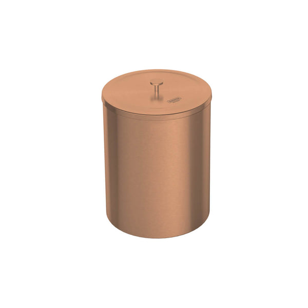 Lixeira Tramontina Util 5 litros aço inox Rose Gold