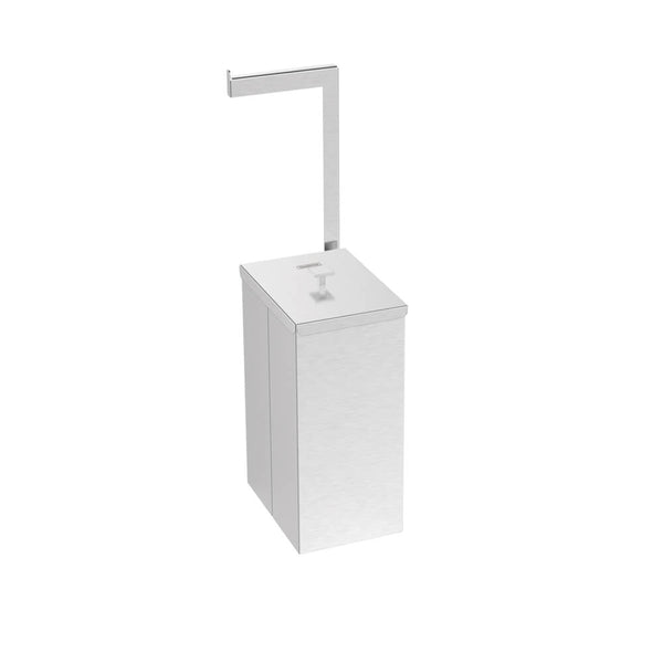 Lixeira Tramontina Luz 5,5 litros com suporte papel higiênico