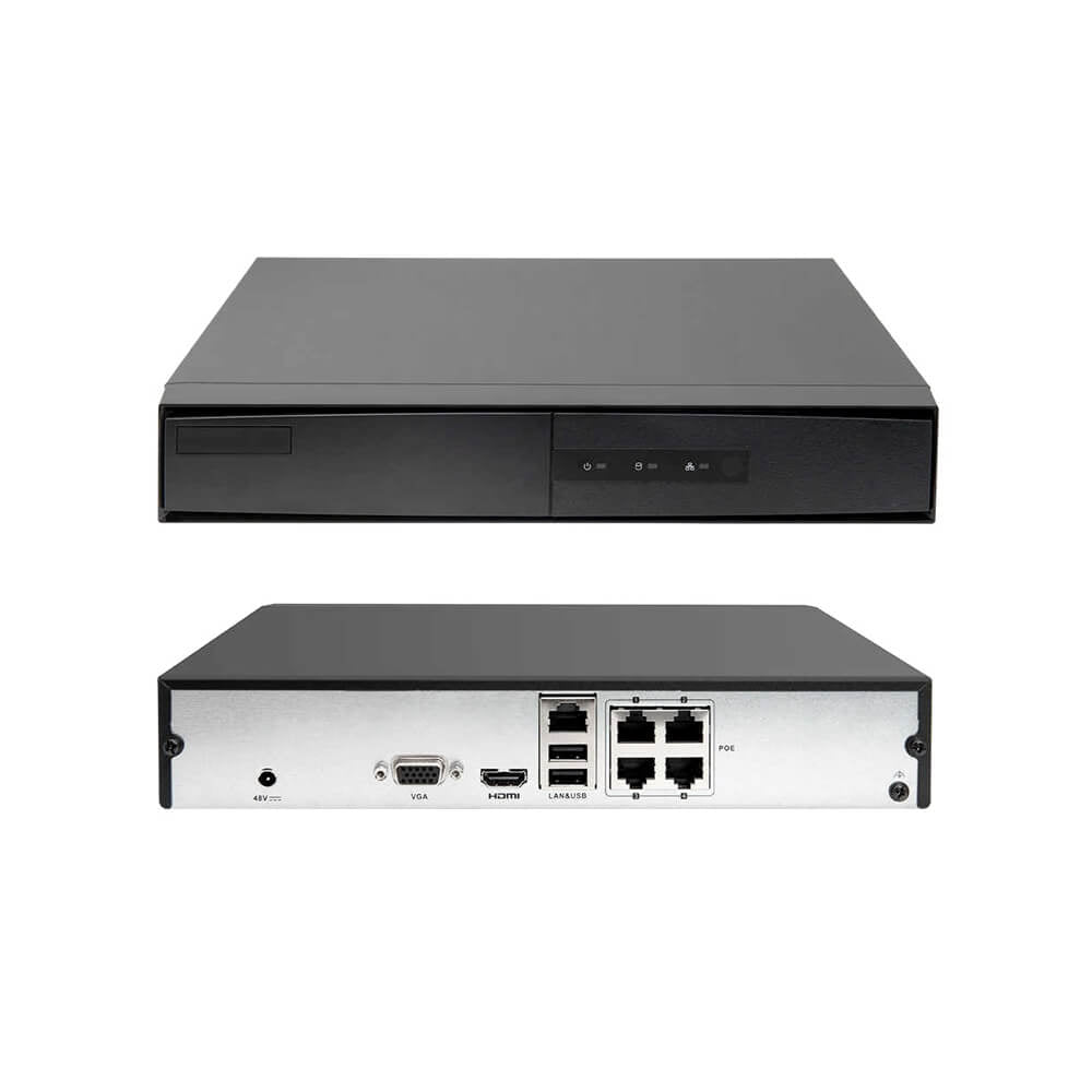 Gravador DVR Hikvision 4 canais IP DS-7104NI-Q1/4P/M – Syma Solutions