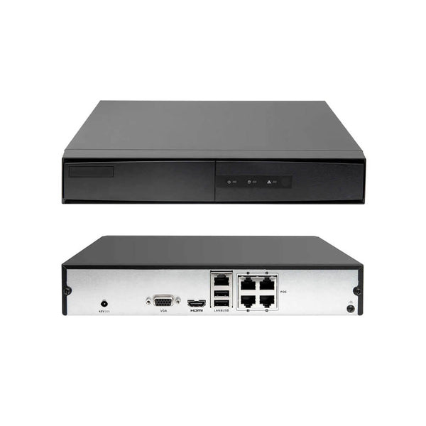 Gravador DVR Hikvision 4 canais IP DS-7104NI-Q1/4P/M