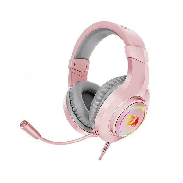 Headset gamer Redragon Hylas H260-P Rosa
