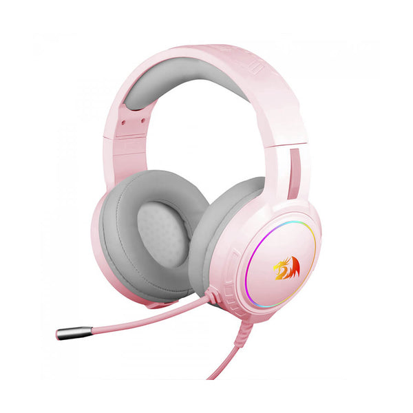 Headset gamer Redragon Mento H270-P Rosa