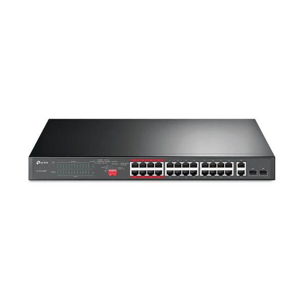 Switch Tp-Link 24 porta 10/100MBPS Fast POE+ 2P Gigabit TL-SL122