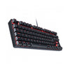 Teclado gamer mecânico TKL Neron Black Outemu Blue