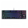 Teclado gamer mecânico Pcyes TKL Neron Black Outemu Red RGB