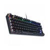 Teclado gamer mecânico Pcyes TKL Neron Black Outemu Red RGB