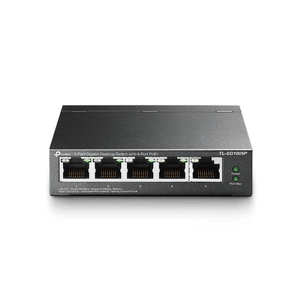 Switch Tp-Link 5 portas 10/100/1000 TL-SG1005P POE