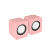 Caixa de som Vinik 2.0  5V 2X 1W rosa VS-01R 112357
