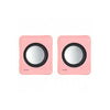 Caixa de som Vinik 2.0  5V 2X 1W rosa VS-01R 112357