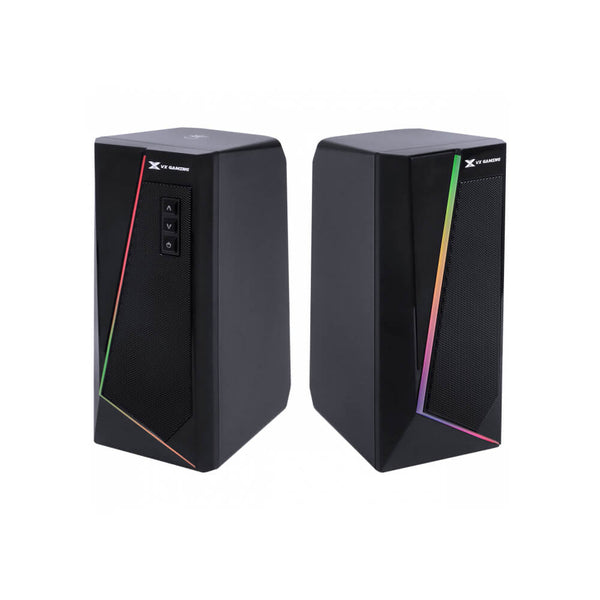 Caixa de som gamer Vinik 2.0 10W RGB Bluetooth CXBLRGB10W