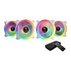 Kit 4 Cooler para Gabinete Gamdias Aeolus M2-1204R-WH Branco