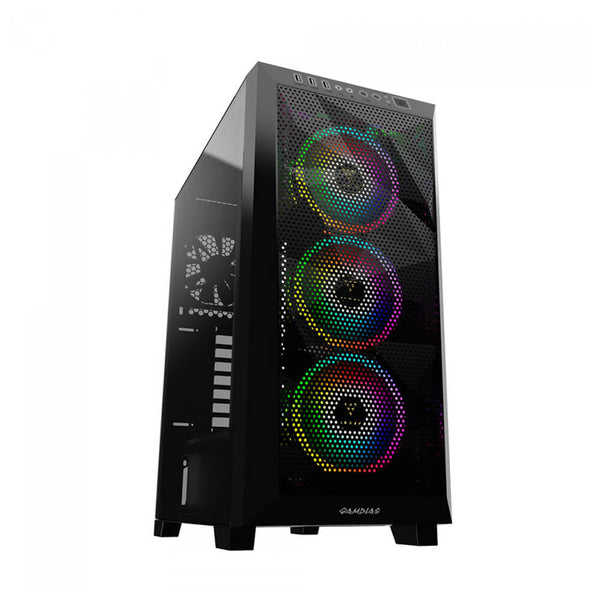 Gabinete gamer Gamdias Athena M1 sem Fans