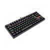 Teclado gamer mecânico Redragon DAKSA K576R-1 switch vermelho
