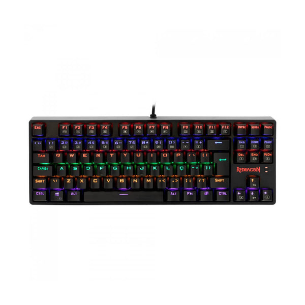 Teclado gamer mecânico Redragon DAKSA K576R-1 switch vermelho