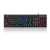 Teclado gamer mecânico Redragon Kama K578-RGB switch azul