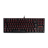 Teclado gamer mecânico Redragon Kumara Preto Switch Preto