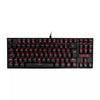 Teclado gamer mecânico Redragon K552 Kumara Brown
