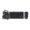 Kit gamer teclado + mouse + headset Redragon S125