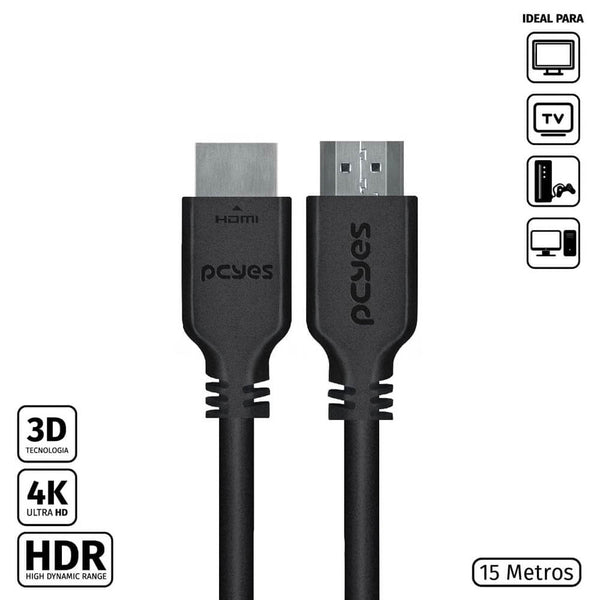 CABO HDMI 2.0 15,0 MTS PCYES - PHM20-15